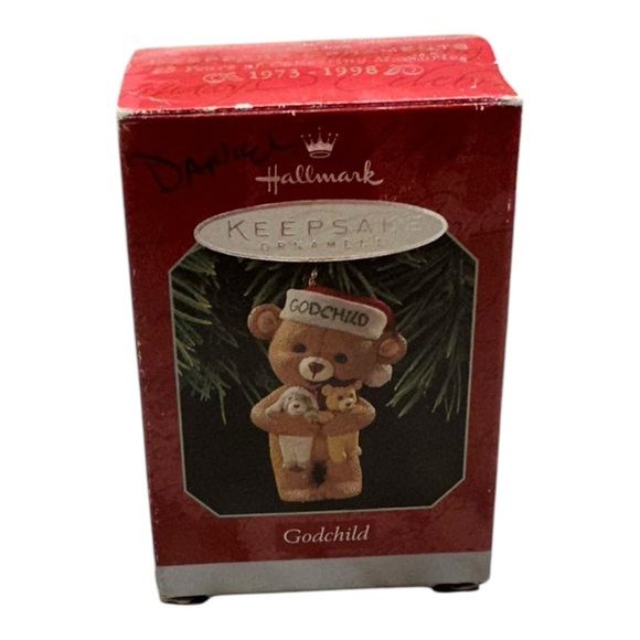 Vintage Hallmark Keepsake Ornament Godchild 1998 - Picture 3 of 5
